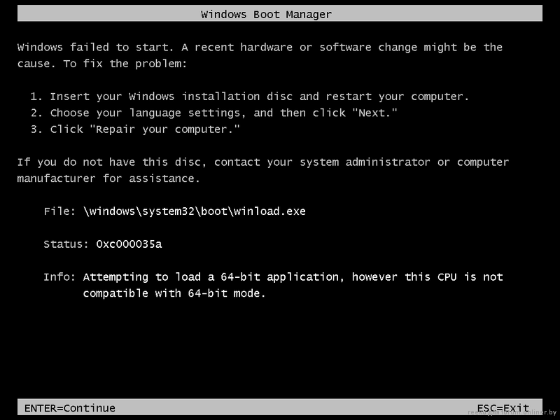 Не загружается компьютер загрузка удачной конфигурации с работоспособными параметрами